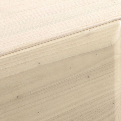 Bleached Natural Mindi and Bayor Wood Sideboard 78.5 in Wide
