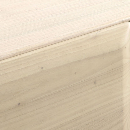 Bleached Natural Mindi and Bayor Wood Sideboard 78.5 in Wide