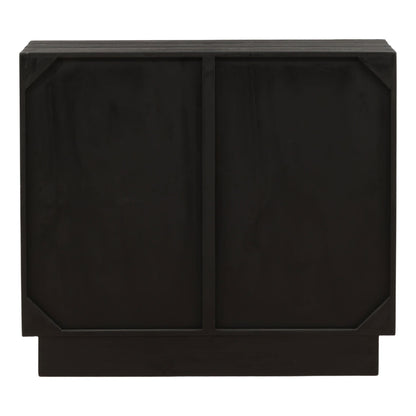Black Mixed Exotic Wood Sideboard 36.5 in Wide