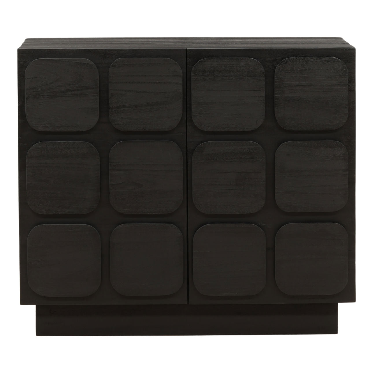 Black Mixed Exotic Wood Sideboard 36.5 in Wide