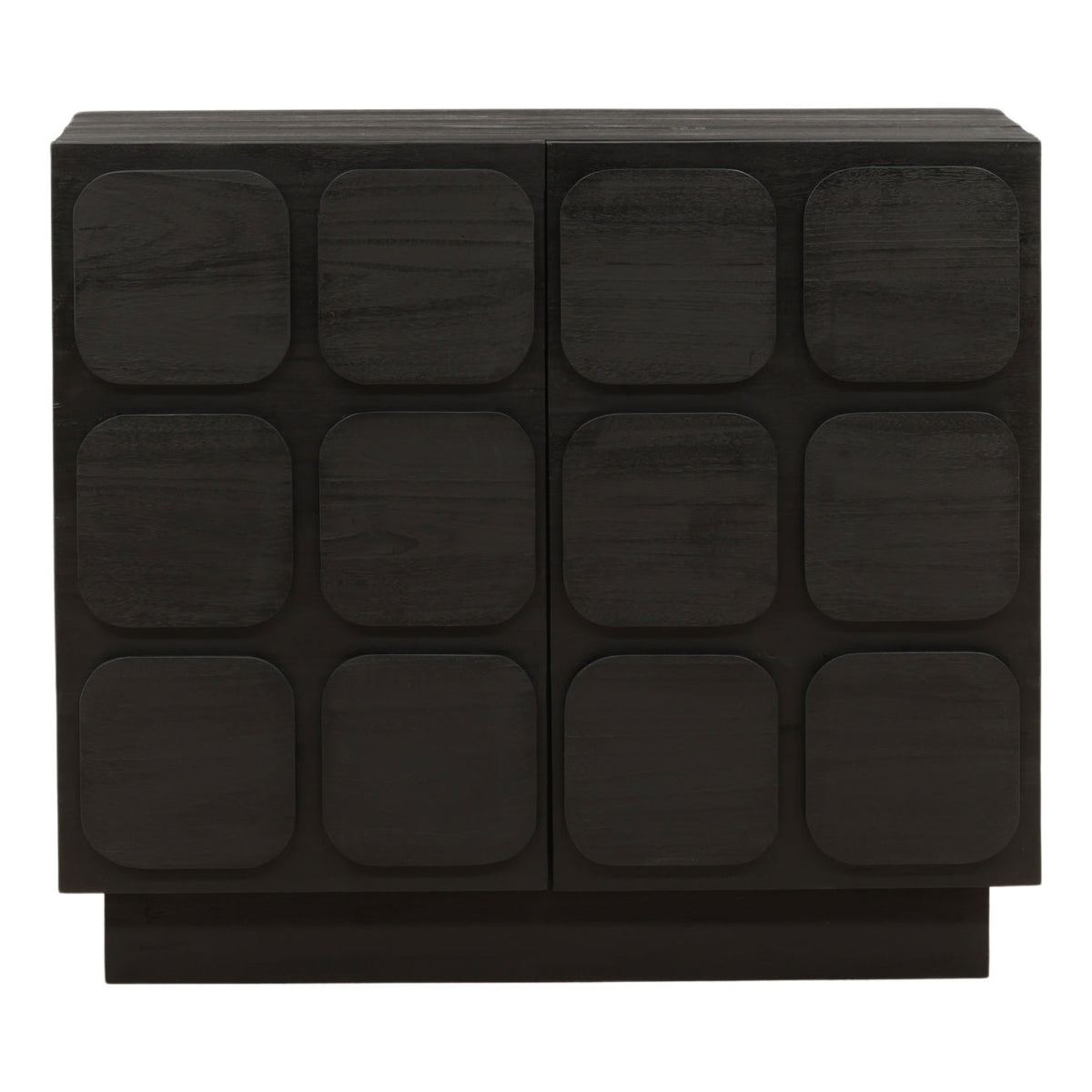 Refined Mixed Exotic Wood Cabinet