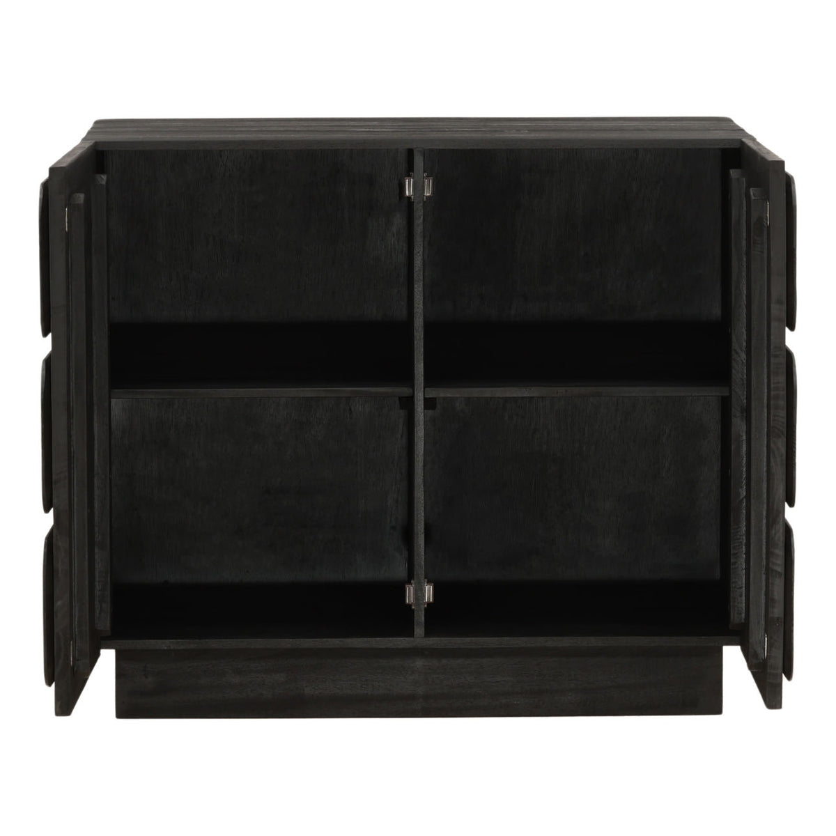 Refined Mixed Exotic Wood Cabinet