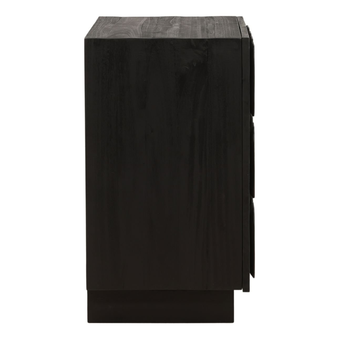 Black Mixed Exotic Wood Sideboard 36.5 in Wide
