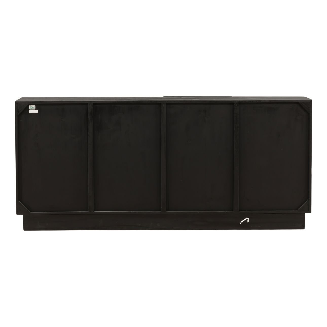 Black Mixed Exotic Wood Sideboard 36.5 in Wide