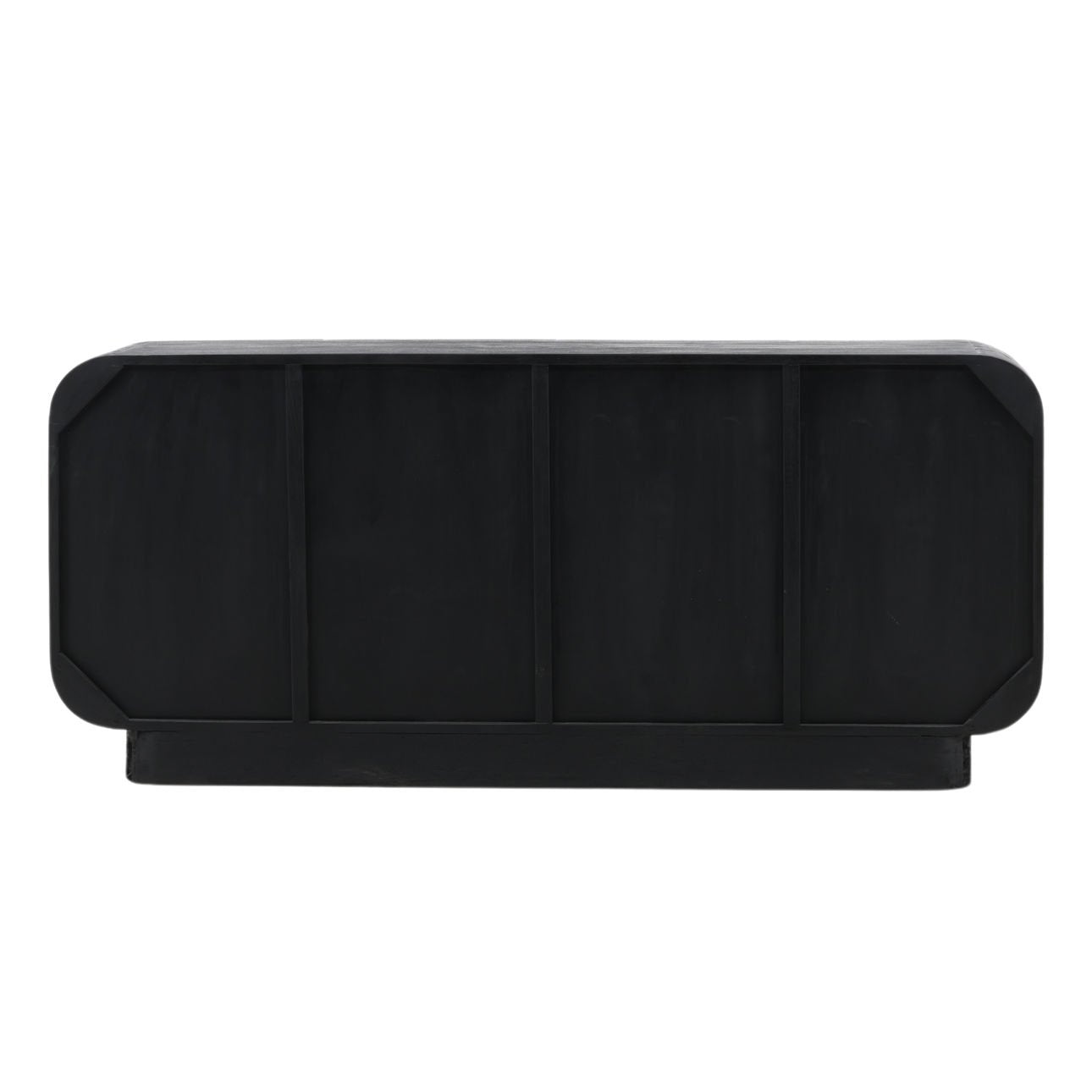 Black Mindi Wood Sideboard 72 in Wide