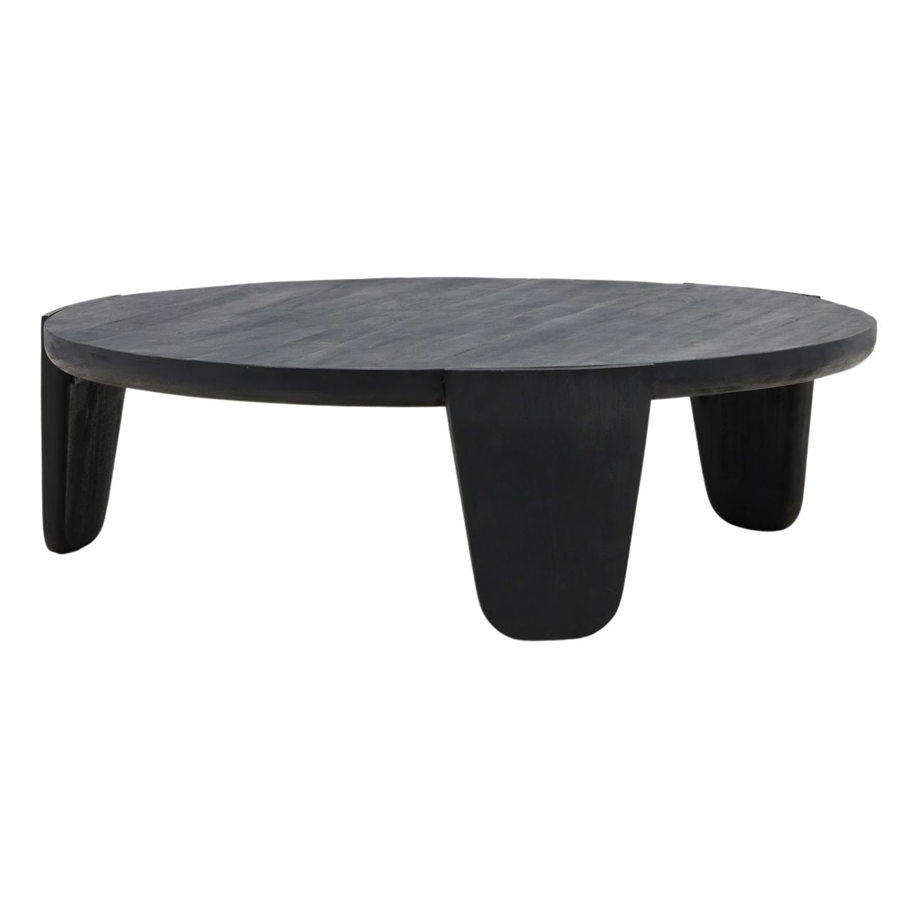 Black Mindi Wood Table 50 in Wide