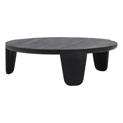 Black Mindi Wood Table 50 in Wide