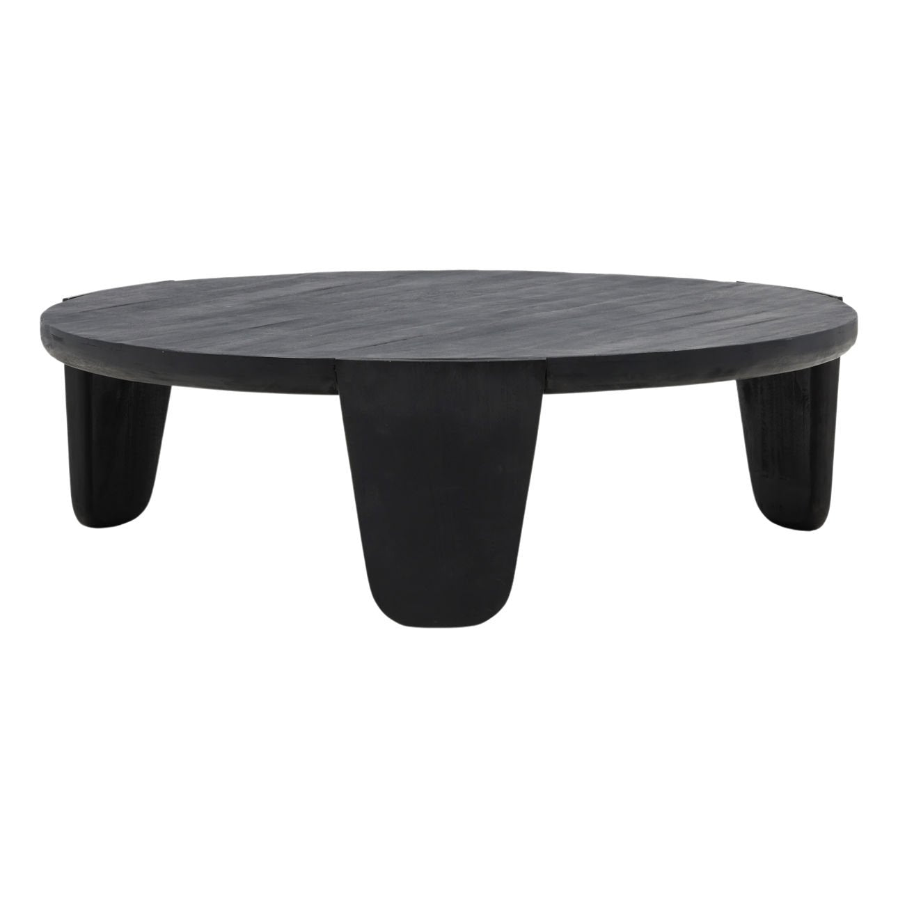 Black Mindi Wood Table 50 in Wide