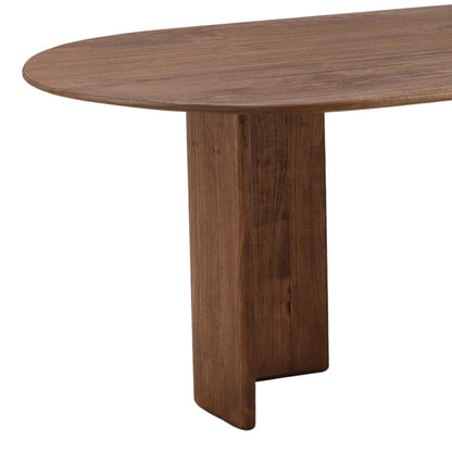 Brown Mindi Wood Table 94.5 in Wide