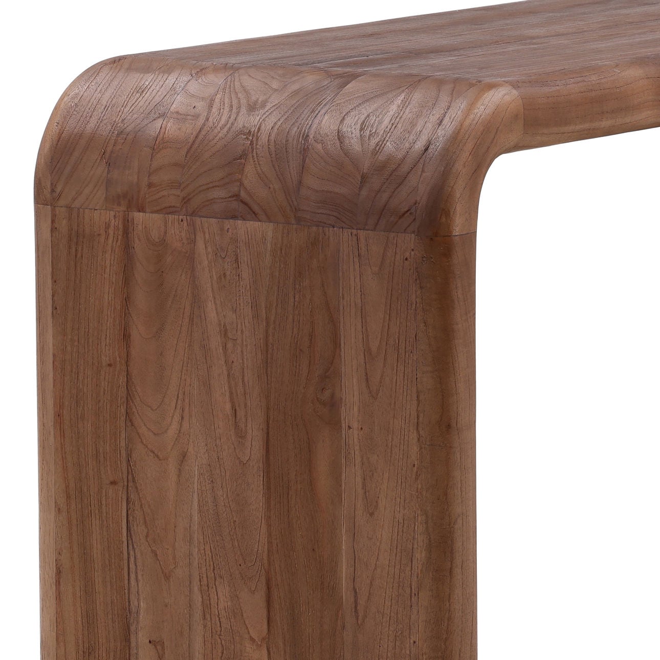 Brown Mindi Wood Desk 55 in Wide