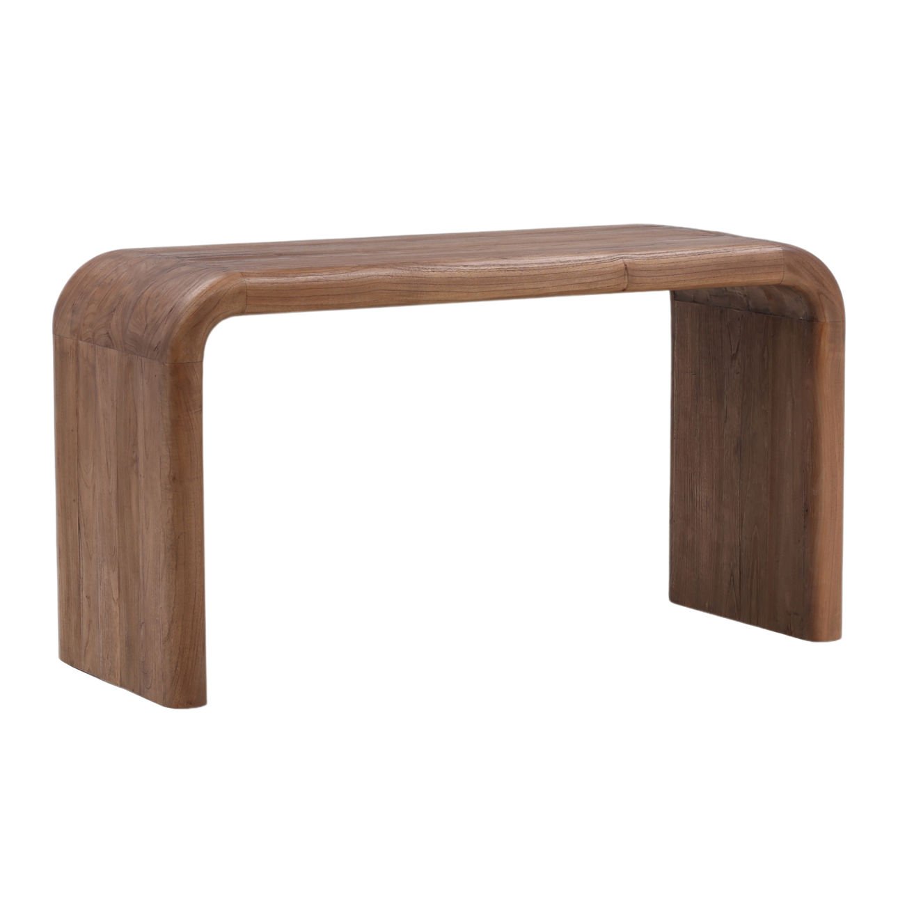 Brown Mindi Wood Desk 55 in Wide