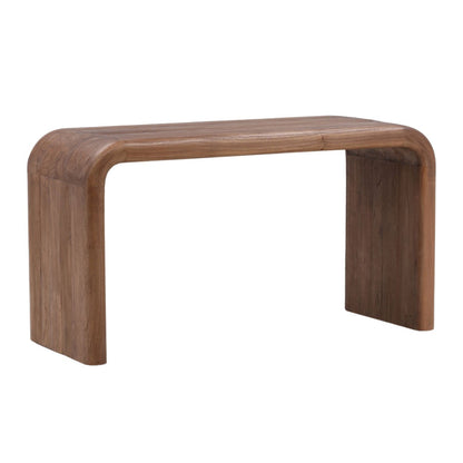Brown Mindi Wood Desk 55 in Wide