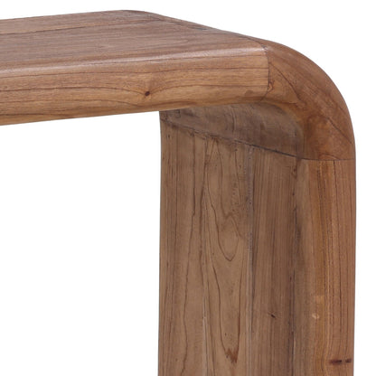 Medium Brown Mindi Wood Table 65 in Wide