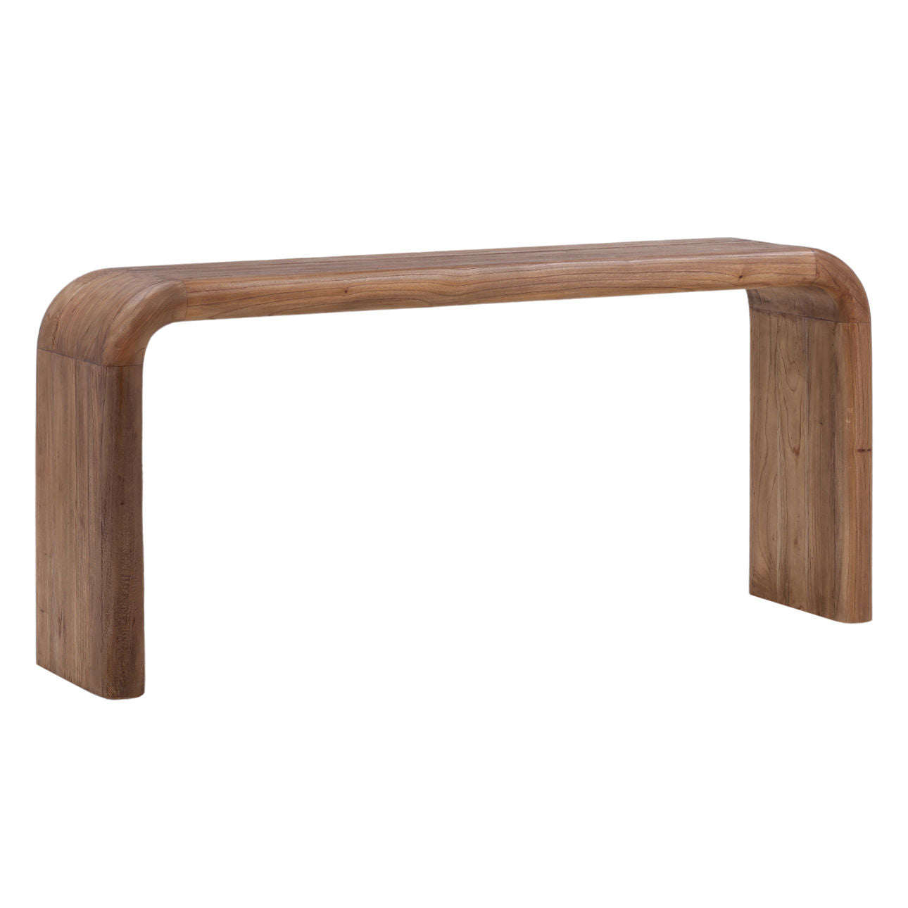 Medium Brown Mindi Wood Table 65 in Wide