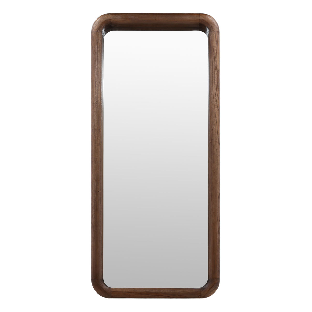 Brown Mindi Wood Mirror 38 in Wide
