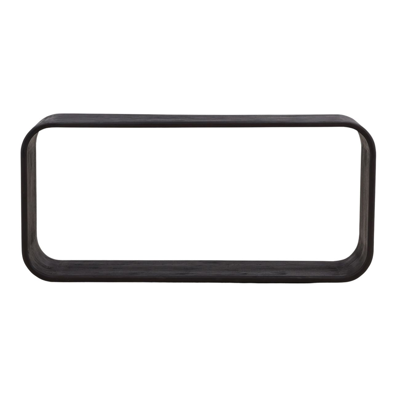 Dark Brown Mindi Wood Console 65 in Wide