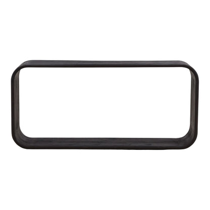 Dark Brown Mindi Wood Console 65 in Wide