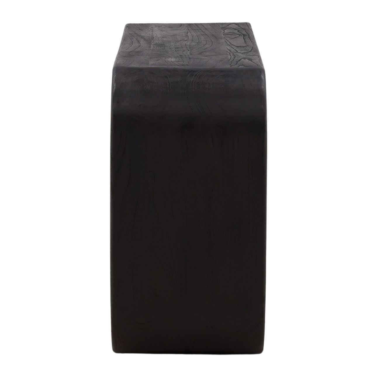 Dark Brown Mindi Wood Console 65 in Wide