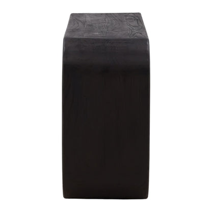 Dark Brown Mindi Wood Console 65 in Wide