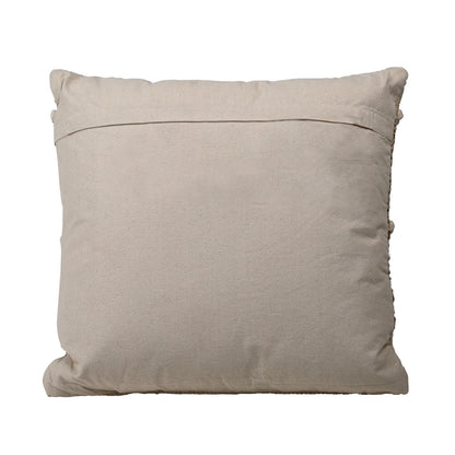 Natural and Ivory Handwoven Jute Pillow 25 in Wide