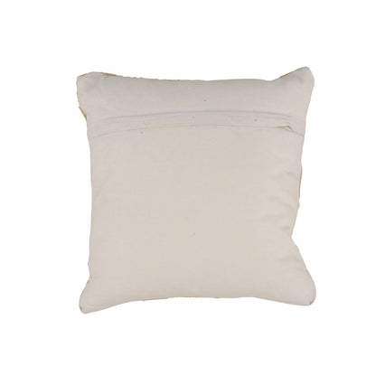 Yellow Handwoven PET Yarn Pillow 20 in Wide