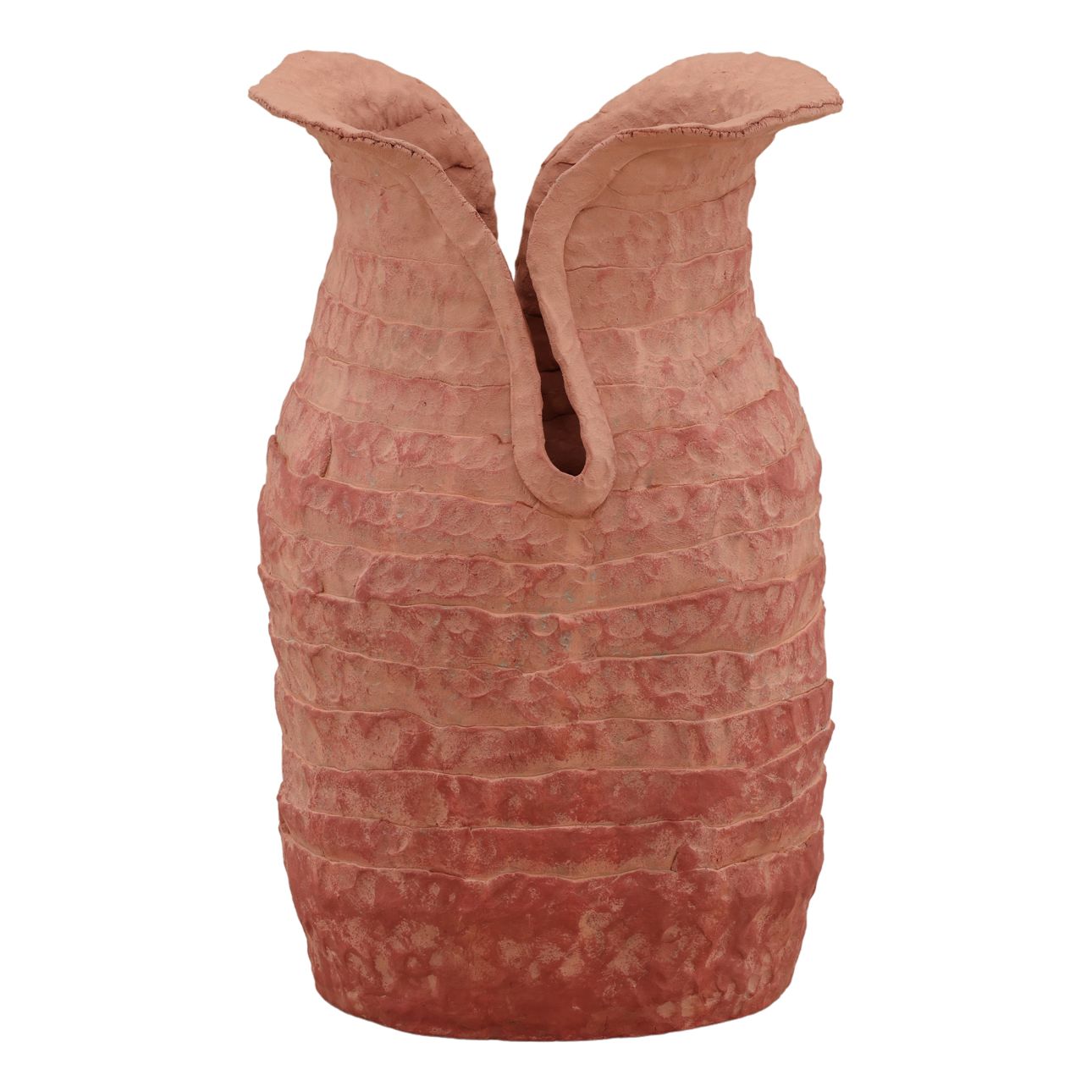 Rose Terracotta Vase 12 in Wide