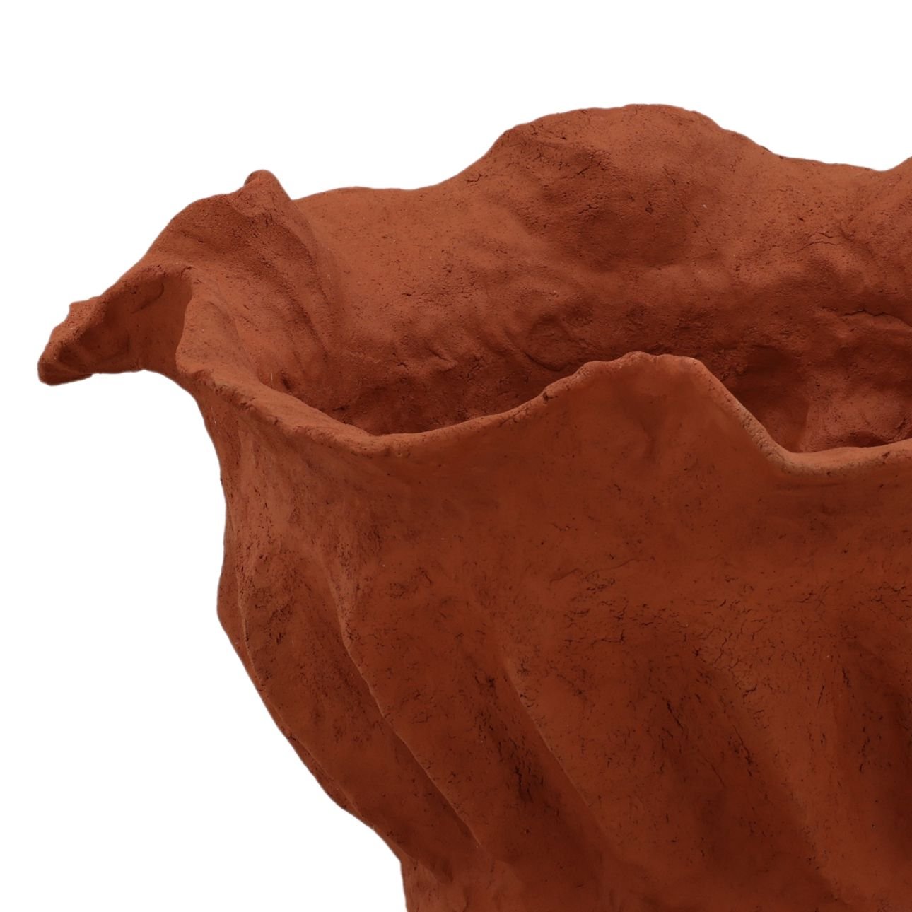 Natural Terracotta Bowl 14.5 in Wide