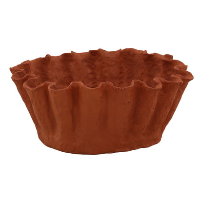 Natural Terracotta Bowl 15 in Wide