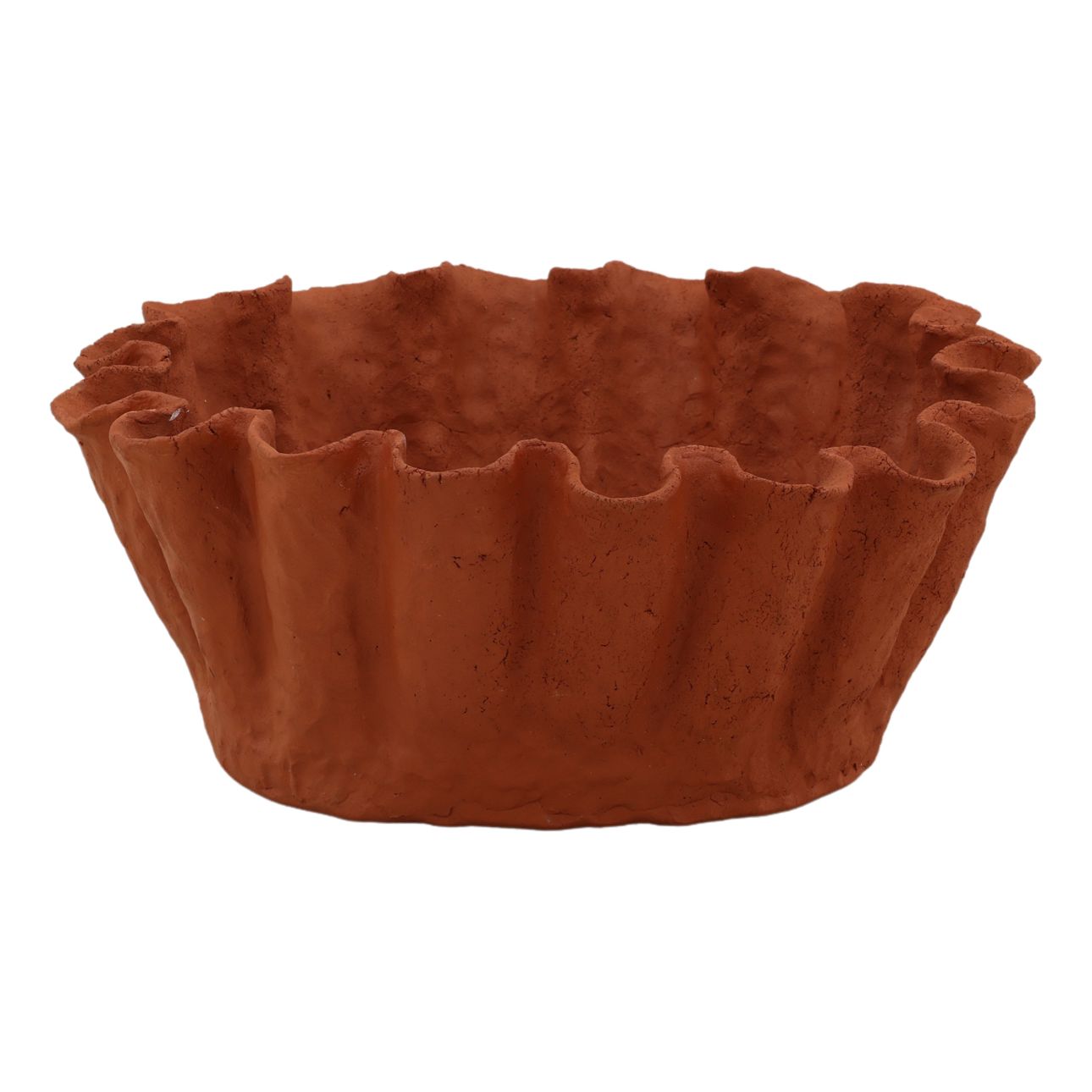 Natural Terracotta Bowl 15 in Wide