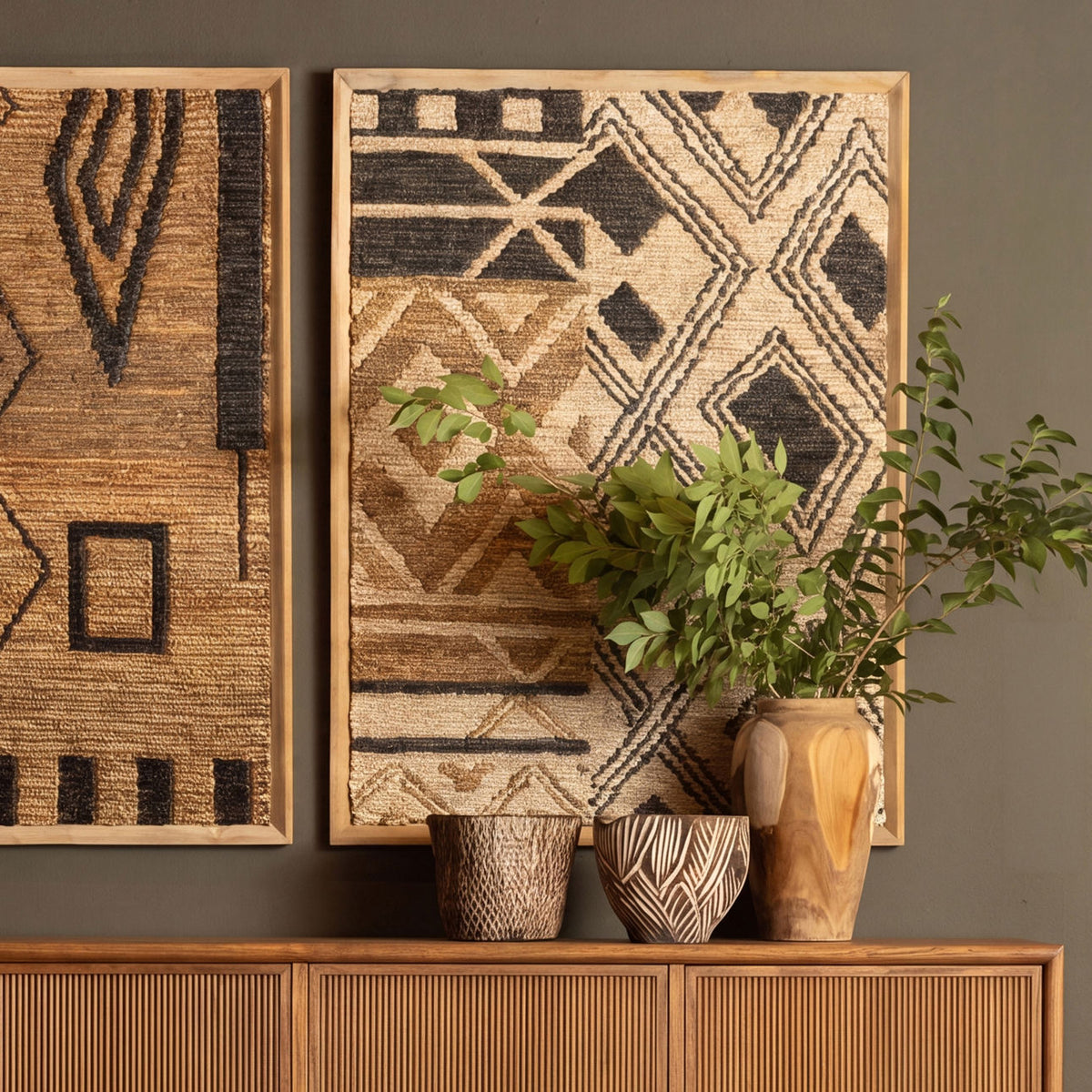 Artisan Teak Wood Decor Accent