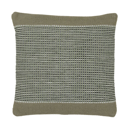 Olive Handwoven PET Yarn Pillow 21 in Wide