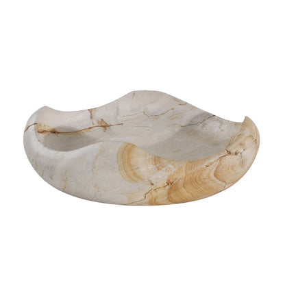 Natural Palimanan Stone Bowl 12.5 in Wide