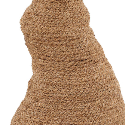 Natural Woven Coconut Fibers Basket 9.5 in Wide