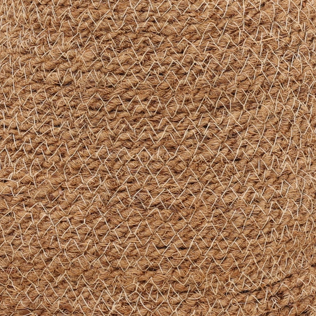 Natural Woven Coconut Fibers Basket 9.5 in Wide
