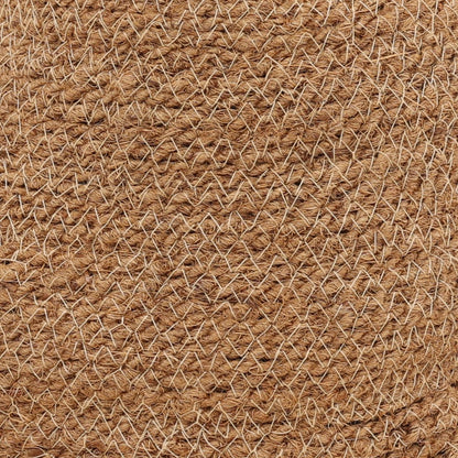 Natural Woven Coconut Fibers Basket 9.5 in Wide
