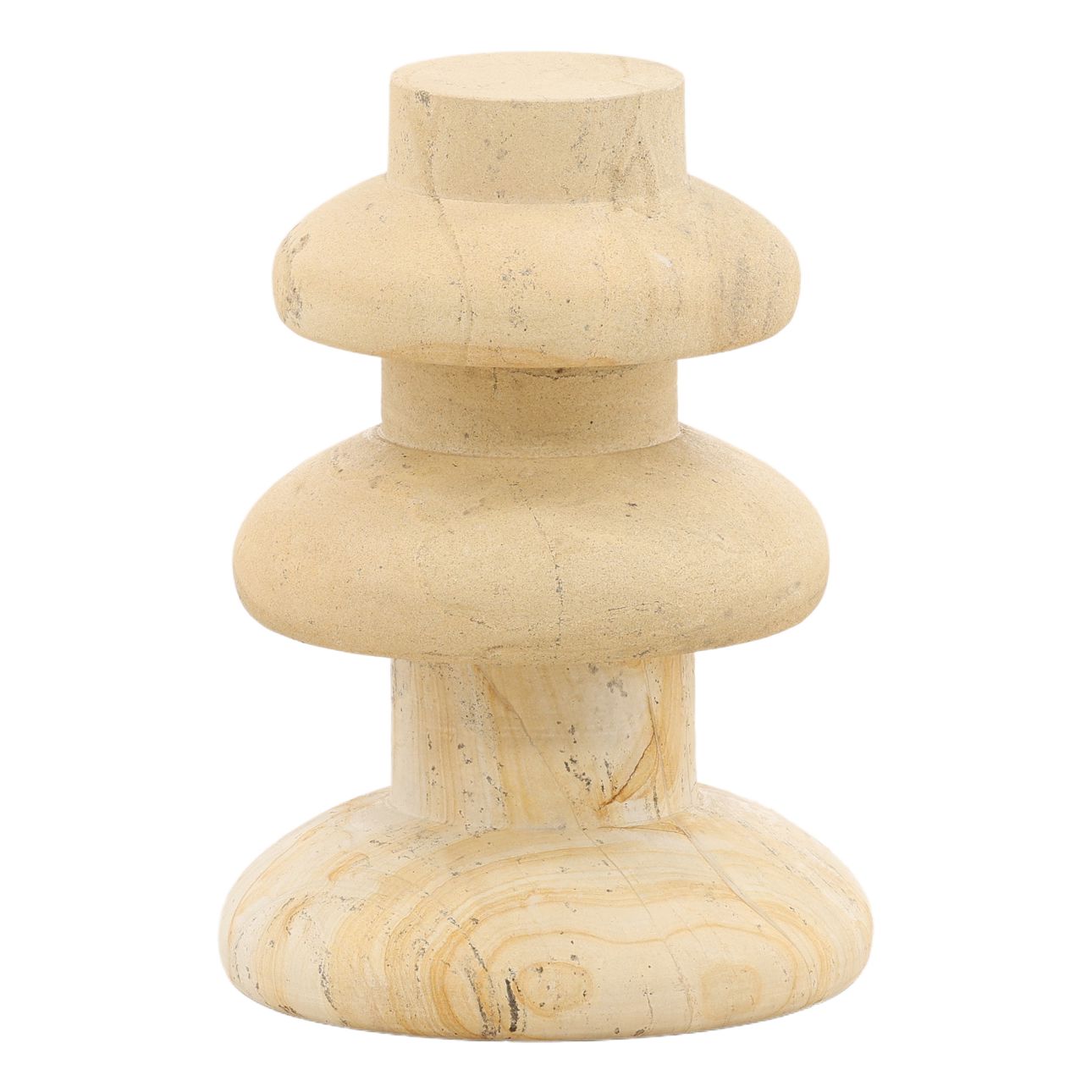 Natural Palimanan Stone Sculpture 7 in Wide