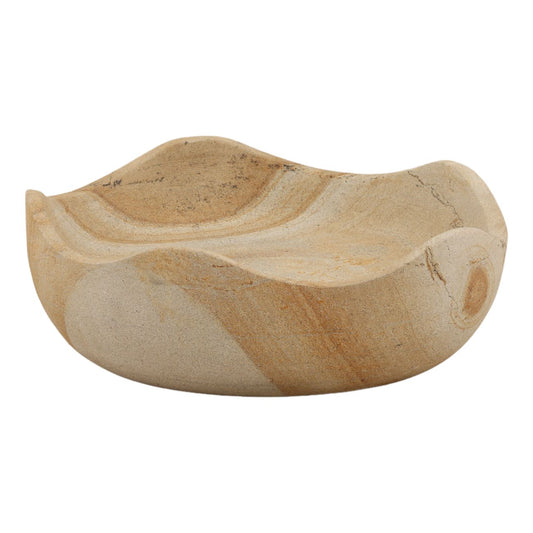 Natural Palimanan Stone Bowl 14 in Wide