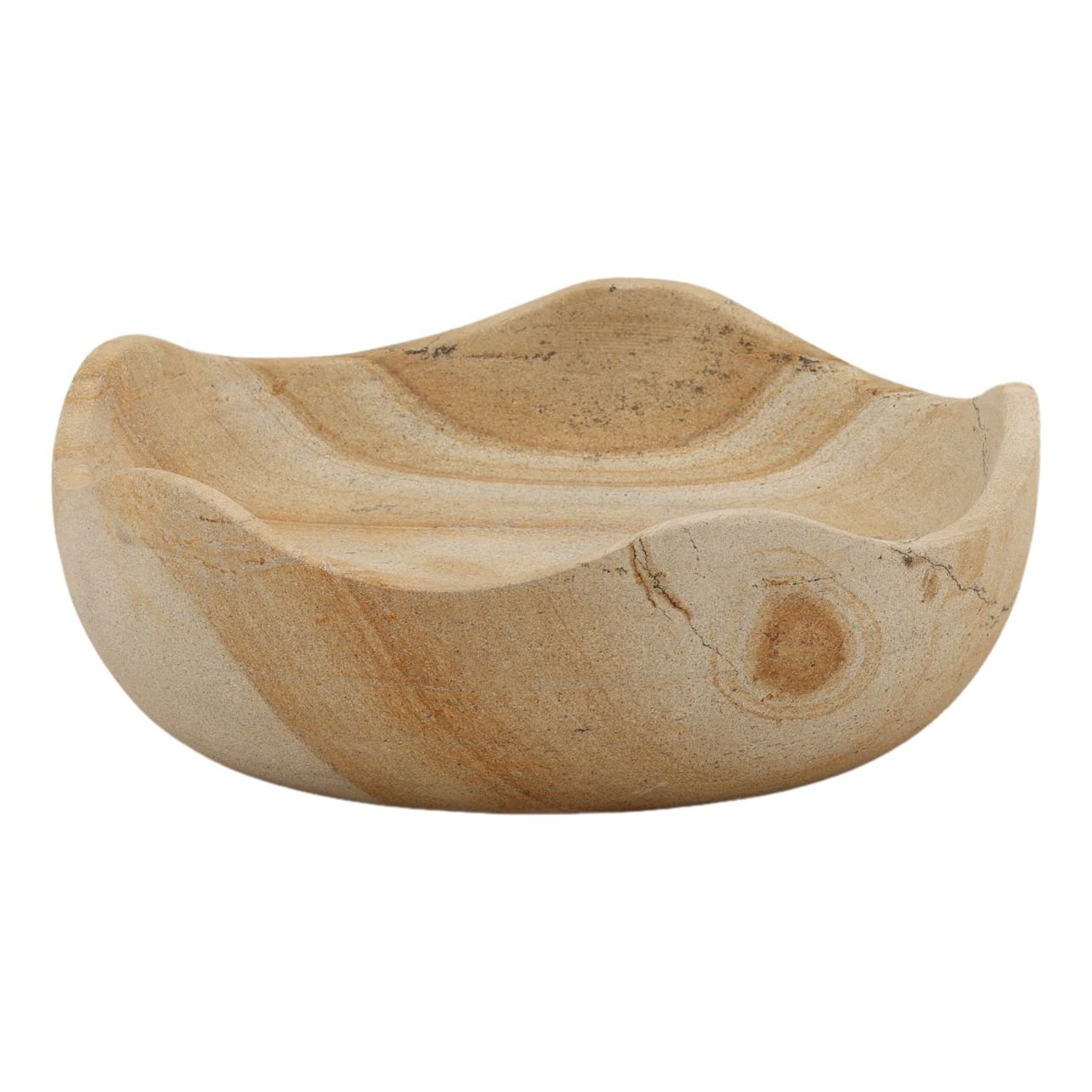 Natural Palimanan Stone Bowl 14 in Wide