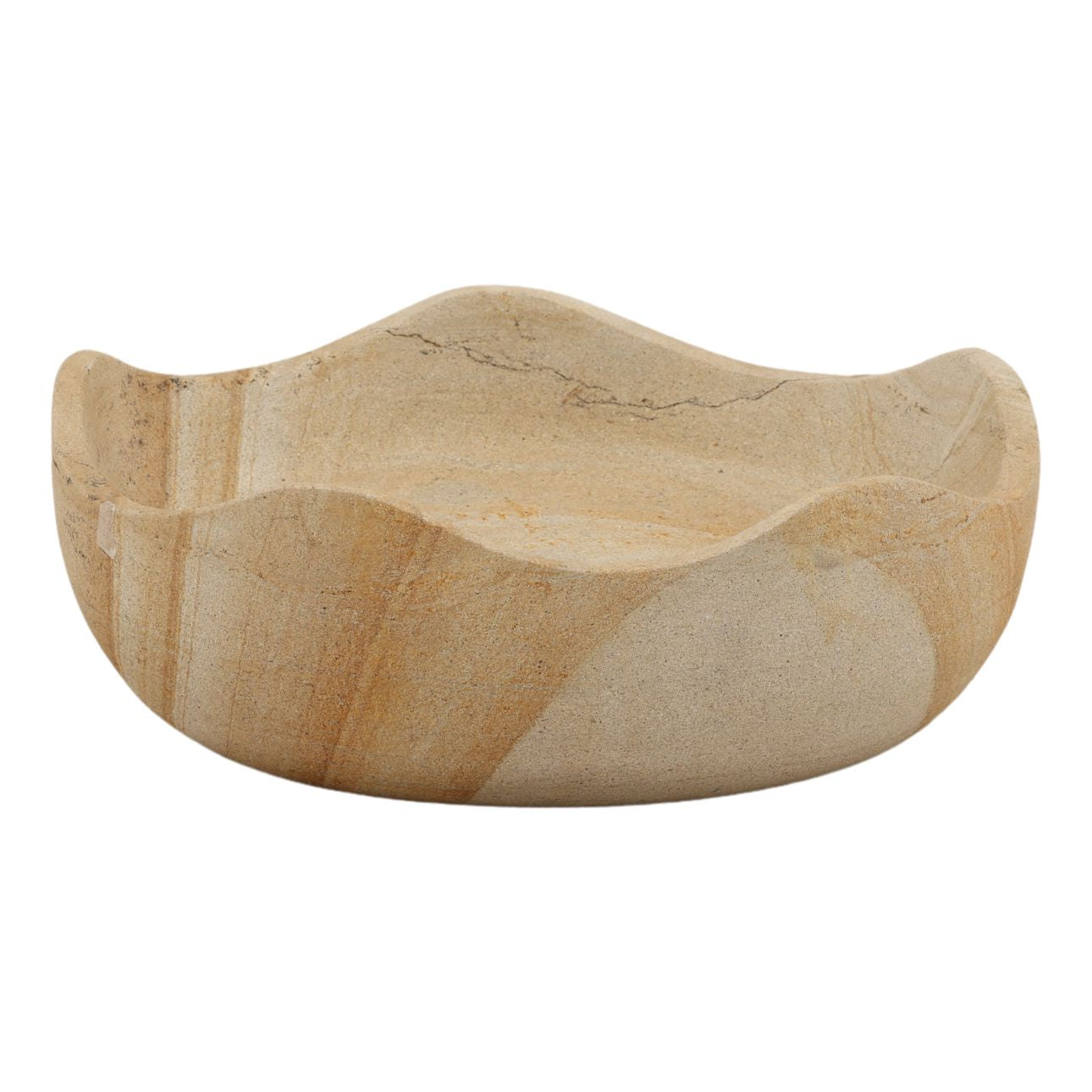 Natural Palimanan Stone Bowl 14 in Wide