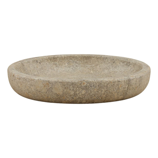 Natural Pourous Stone Bowl 15.5 in Wide