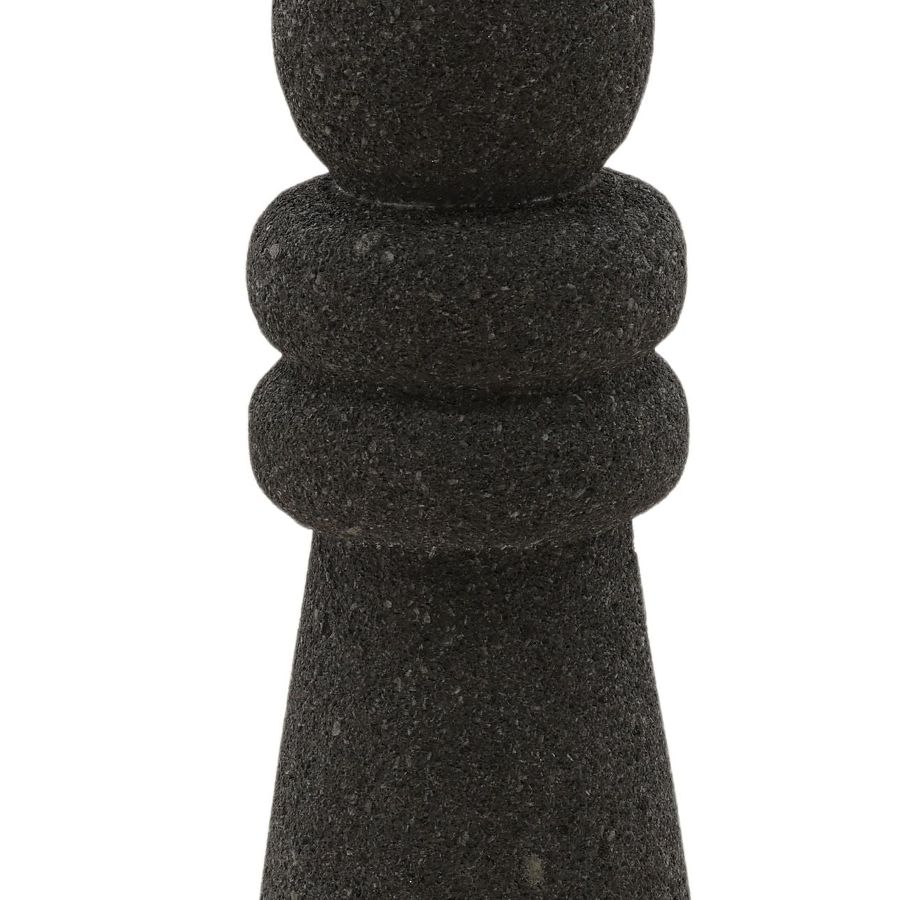 Dark Grey Lava Stone of 3.5 in Wide