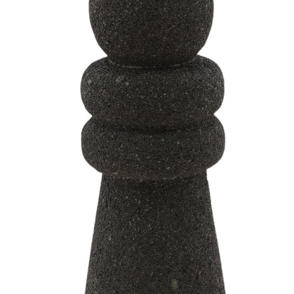 Dark Grey Lava Stone of 3.5 in Wide