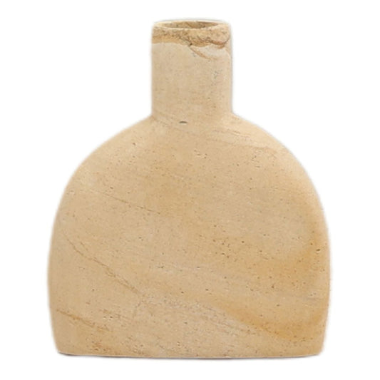 Natural Palimanan Stone Vase 9 in Wide
