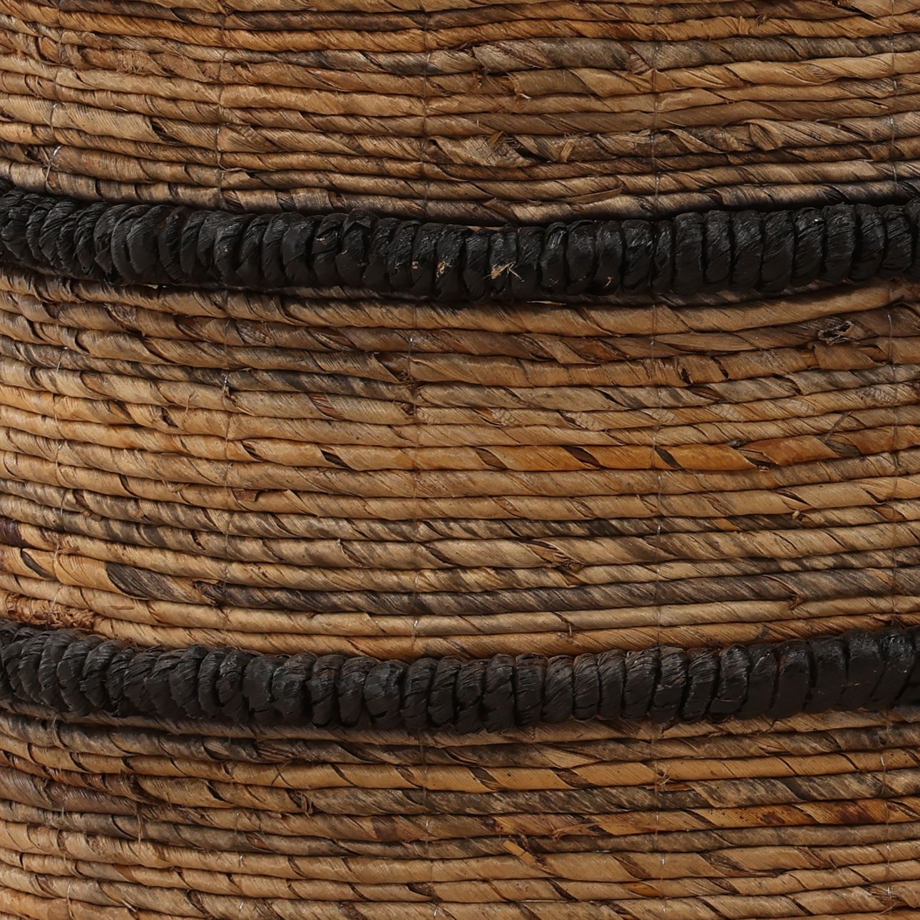 Natural and Black Banana Bark of 17.5 in Wide