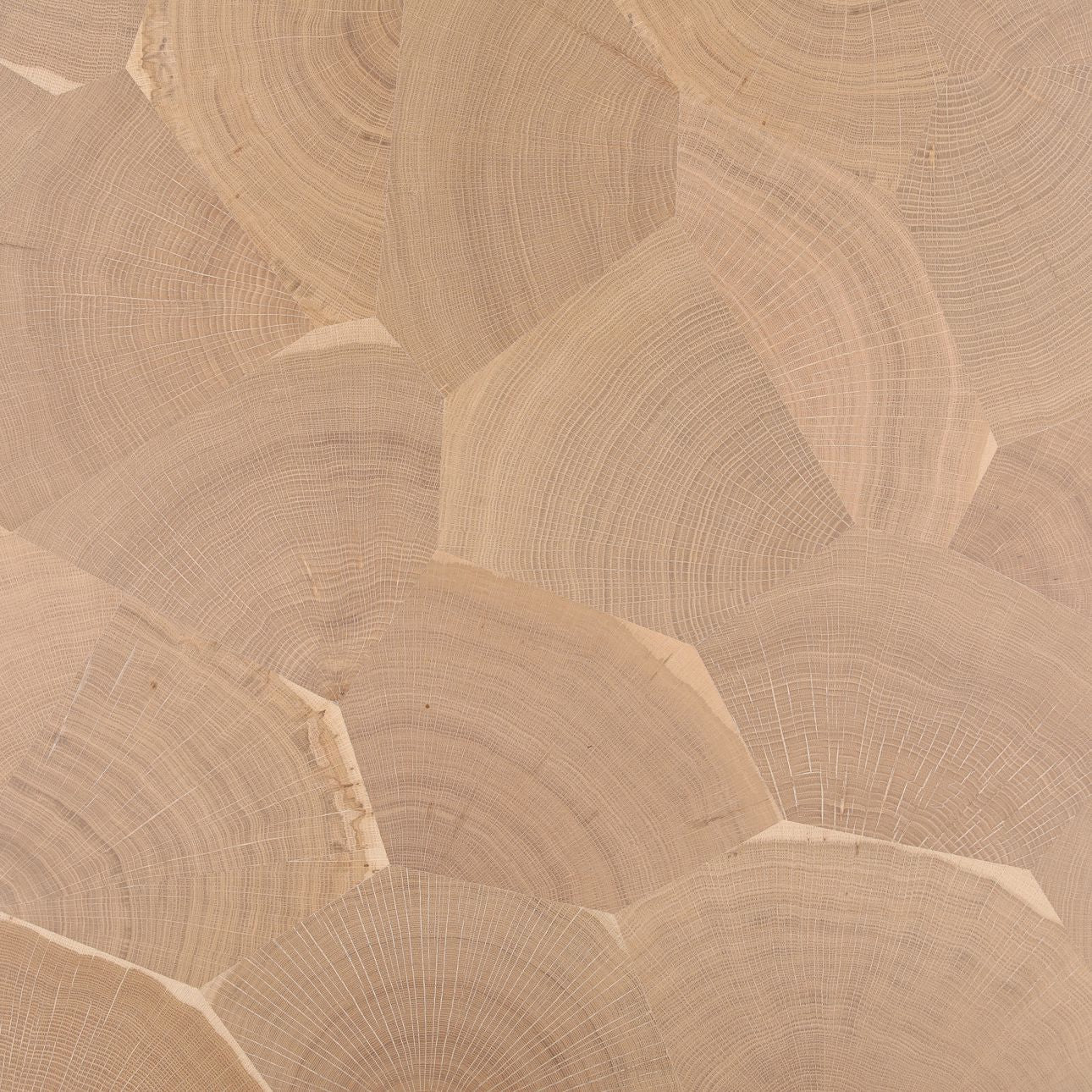 Light Natural Oak Wood and Oak Crown Veneer Table 84 in Wide