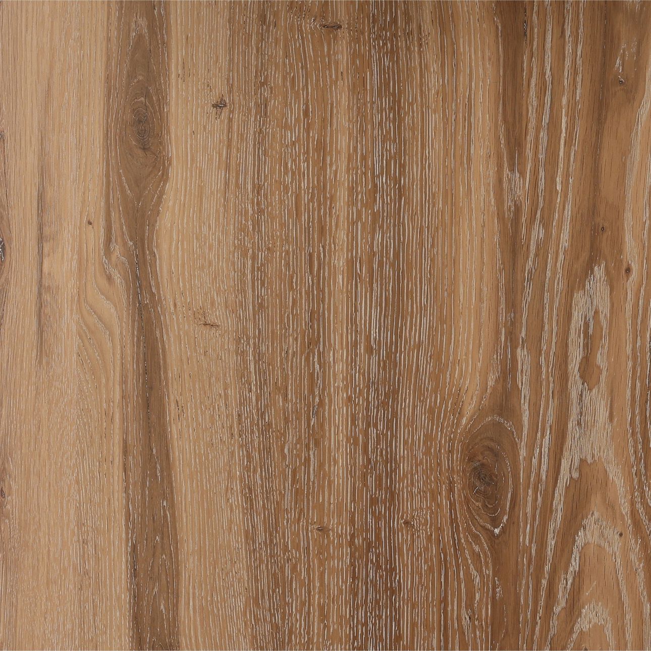Natural Wash and Cream Oak Wood, Oak Veneer and Marble Table 59 in Wide