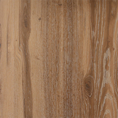 Natural Wash and Cream Oak Wood, Oak Veneer and Marble Table 59 in Wide