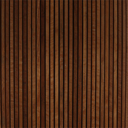 Sand and Brown Micro Cement and Teak Wood Table 55 in Wide
