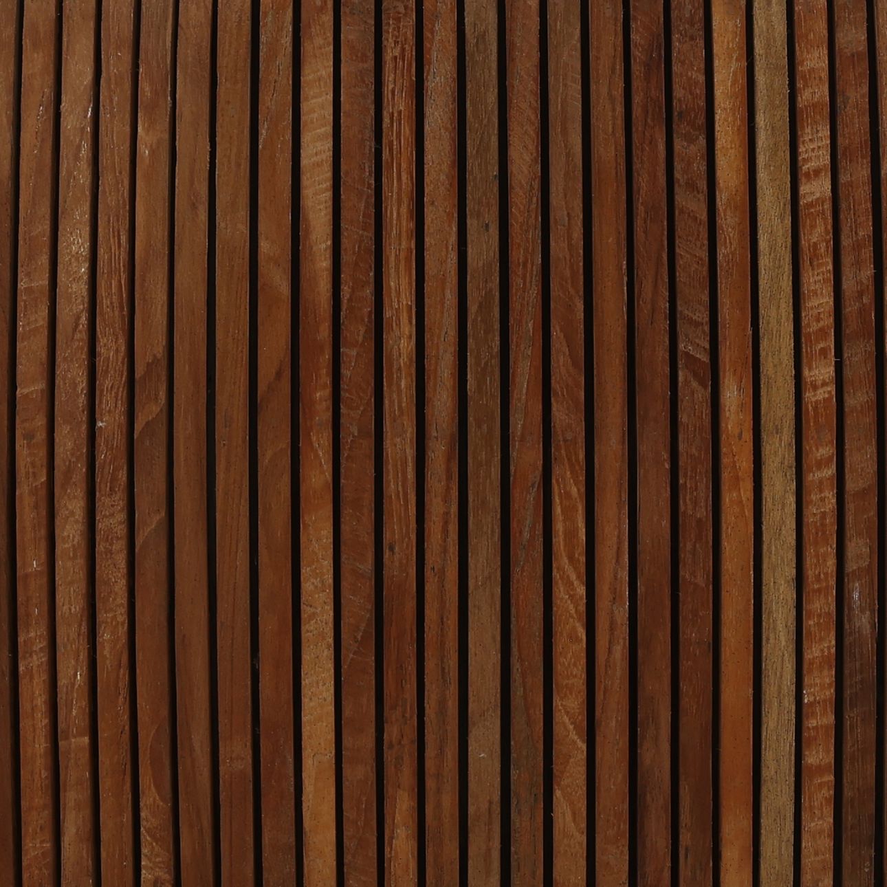Sand and Brown Micro Cement and Teak Wood Table 39 in Wide