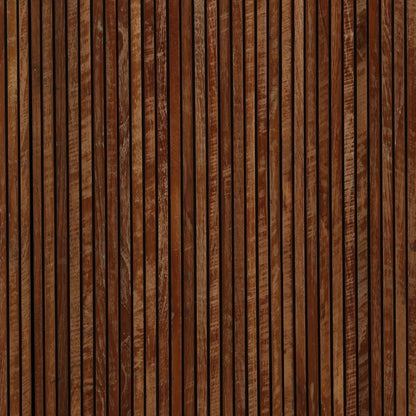 Sand and Brown Micro Cement and Teak Wood Sideboard 78.5 in Wide
